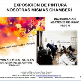 Invitación a la exposición de pintura Nosotras Mismas Chamberí