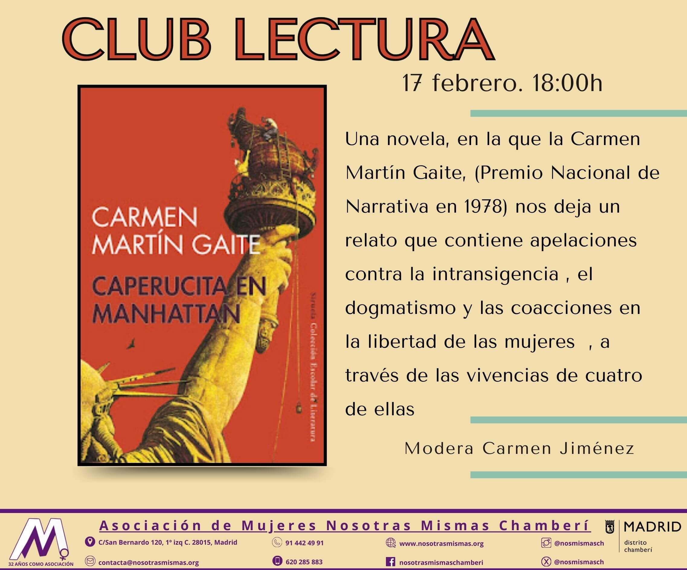 CLUB LECTURA  FEBRERO 25